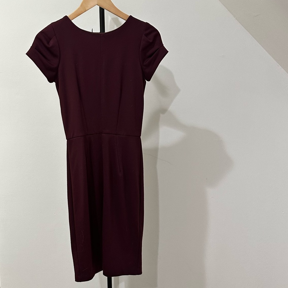 AQUA Maroon Dress